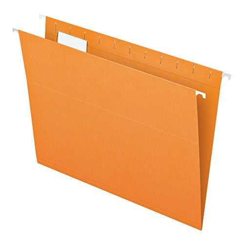 HANGING FOLDER LETTER ORANGE BOX/25