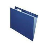HANGING FOLDER LETTER NAVY BLUE BOX/25