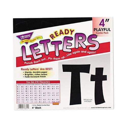 LETTER PLAYFUL BLACK