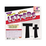 LETTER PLAYFUL BLACK