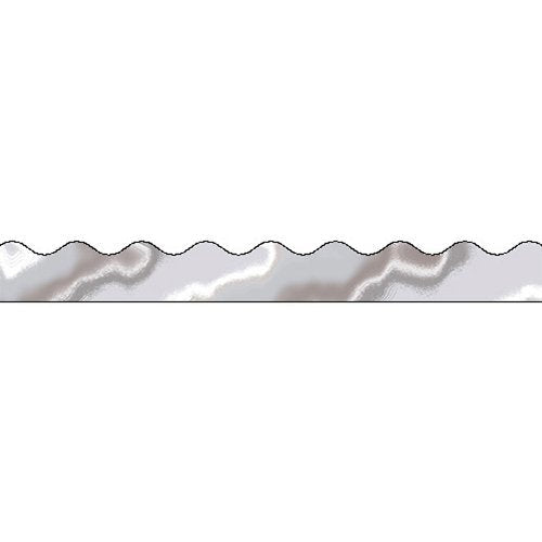 BORDER METALLIC SILVER