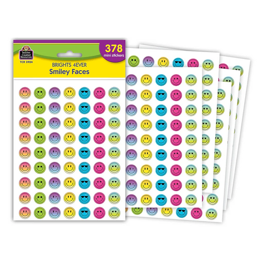 BRIGHTS 4EVER SMILEY FACES MINI STICKERS