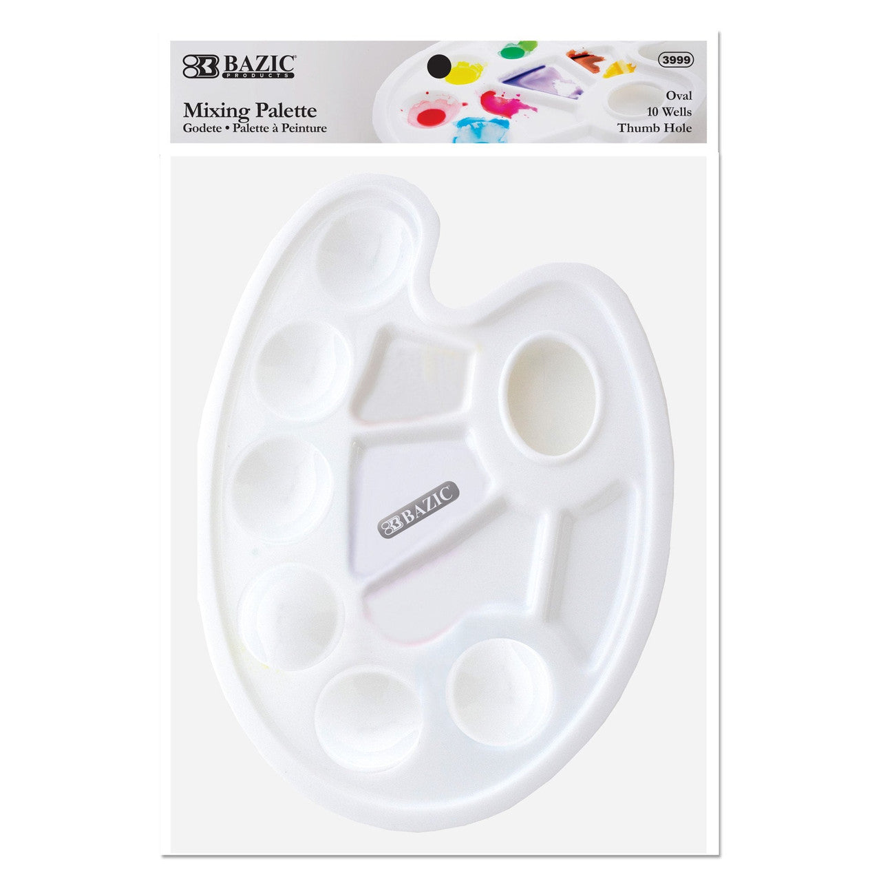 OVAL 10-MIXING PALETTE