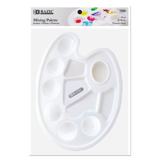 OVAL 10-MIXING PALETTE