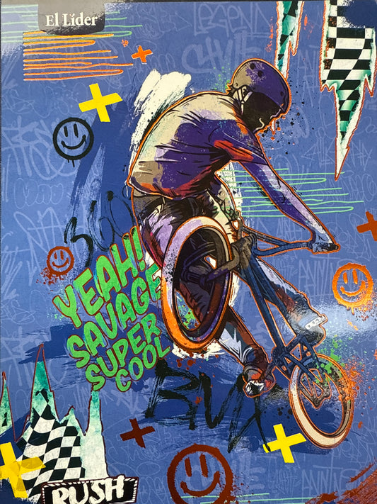 LIBRETA COSIDA RUSH KIDS TESIS CON MARGEN