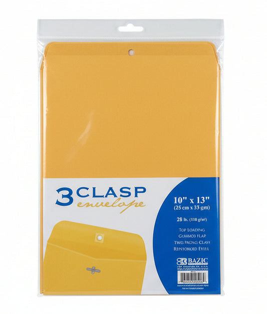 CLASP ENVELOPE |10" X 13" | PQT.3
