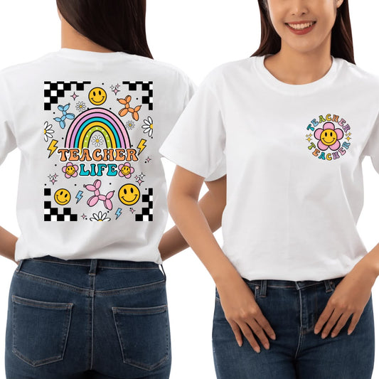 Camisa Groovy Teacher Life