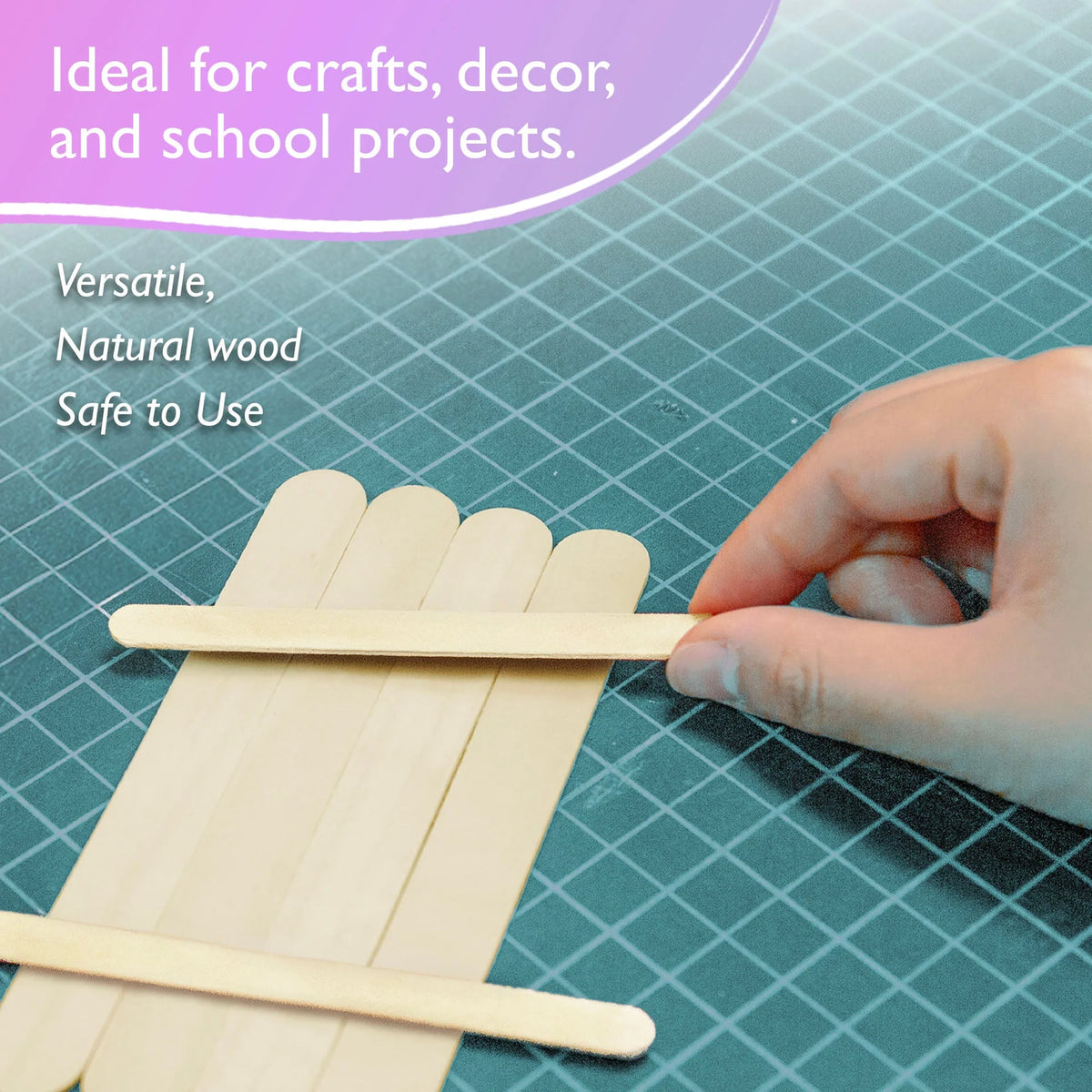Natural Craft Stick (1000/Box) – imagen 3 - JA Riollano