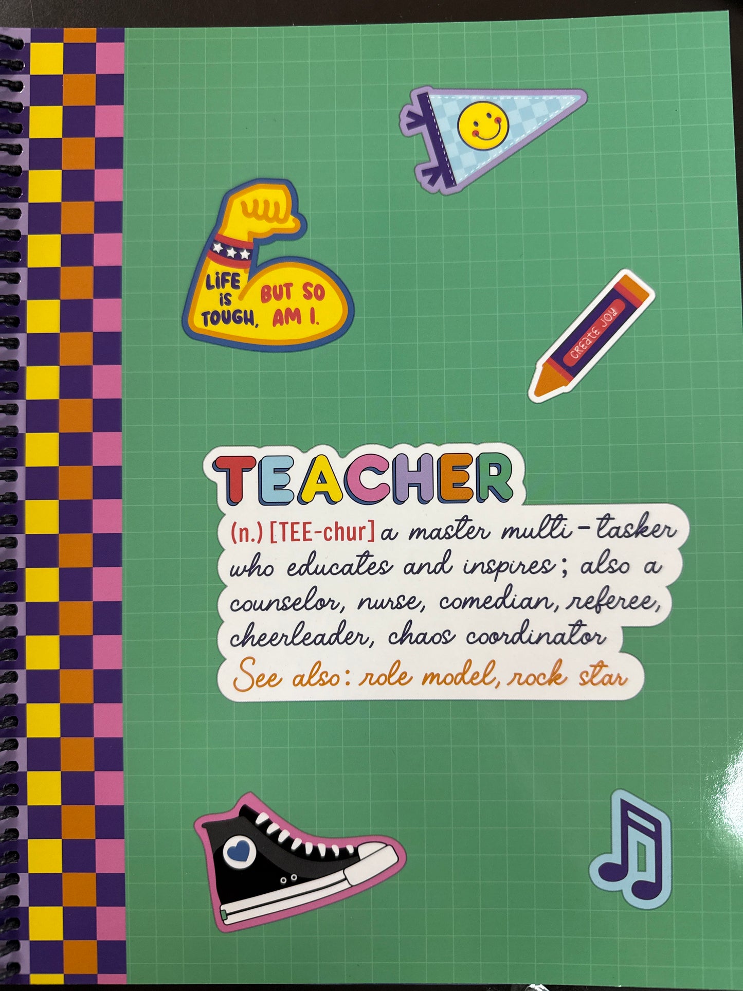 WE STICK TOGETHER TEACHER PLANNER SPIRAL