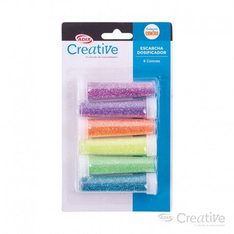 ESCARCHA NEON SURTIDO 6PCS