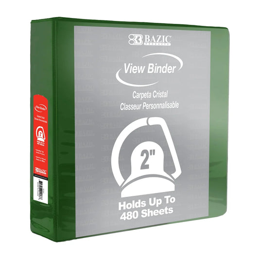 View D-Ring Binder 2" Green