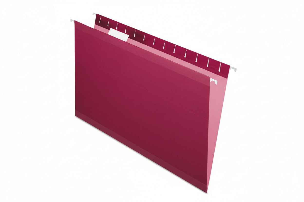 Hanging Folder | Legal | Burgandy