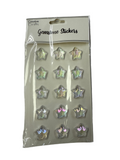 GEM STICKERS STAR IRIDESCENT