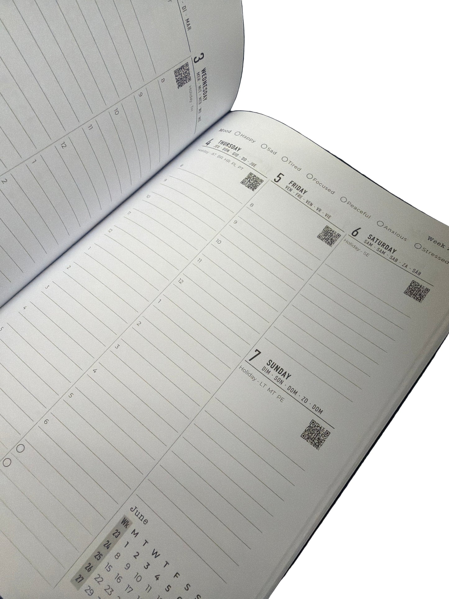 Weekly Planner Black