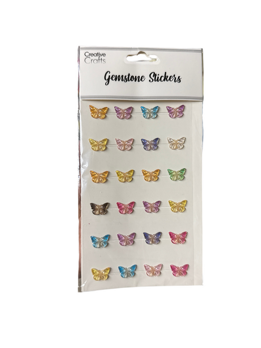 BUTTERFLY STONE STICKER