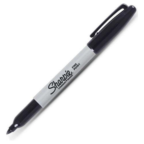 SHARPIE BLACK FINE
