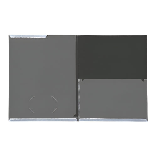 CLEAR PLASTIC PRESENTATION FOLDERS 2 PC