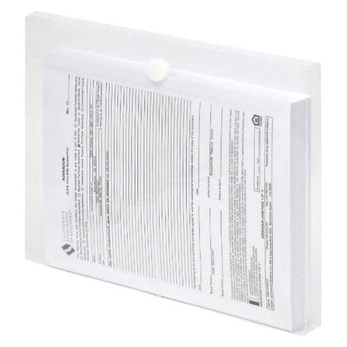 SOBRE PLASTICO CARTA EXP. VELCRO SIDE OPEN