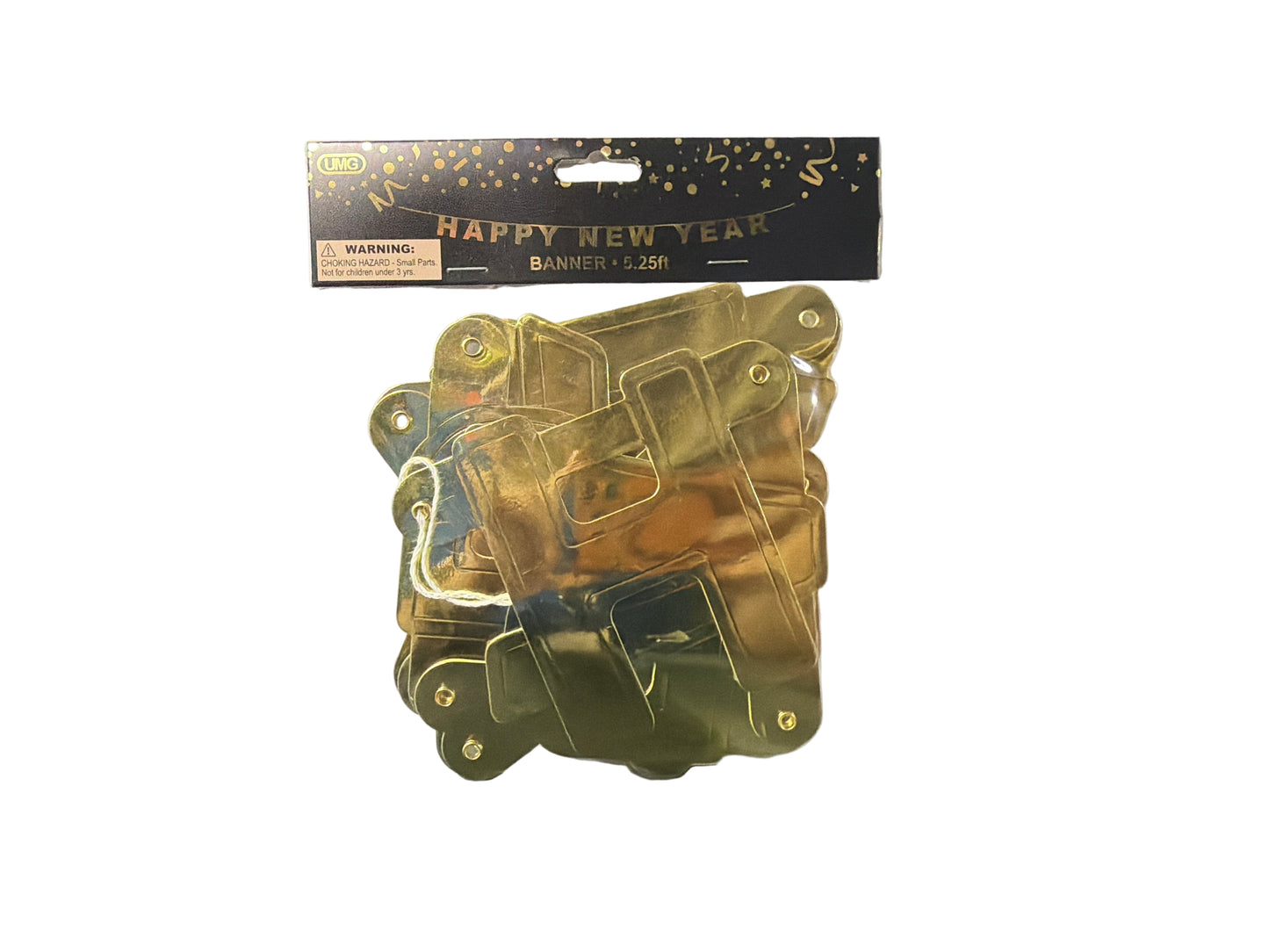 HAPPY NEW YEAR BANNER 13x13CM