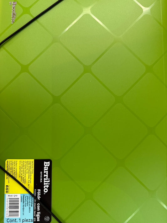 FOLDER PLASTICO C/LIGAS LGL ASST