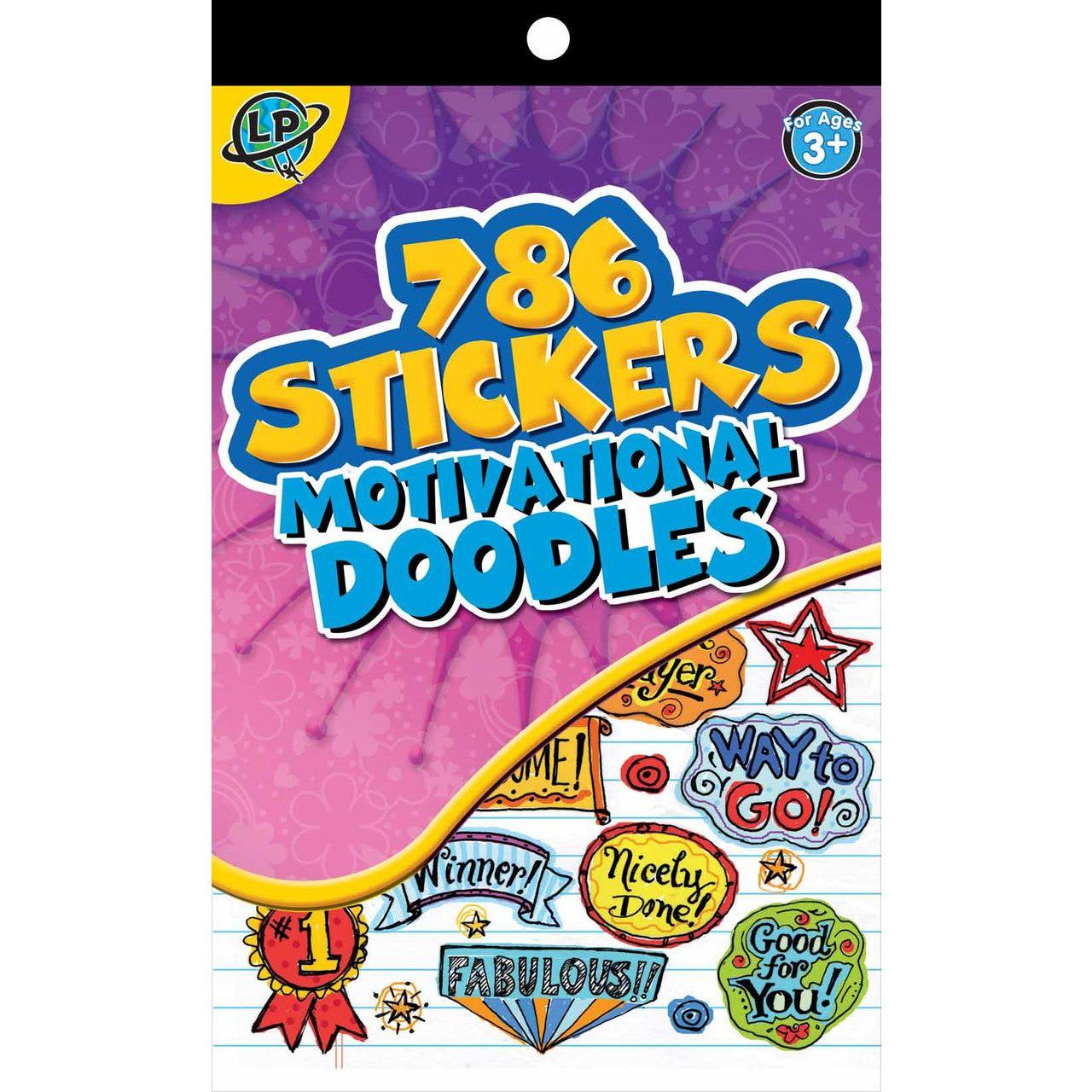 MOTIVATIONAL DOODLES STICKER BOOK