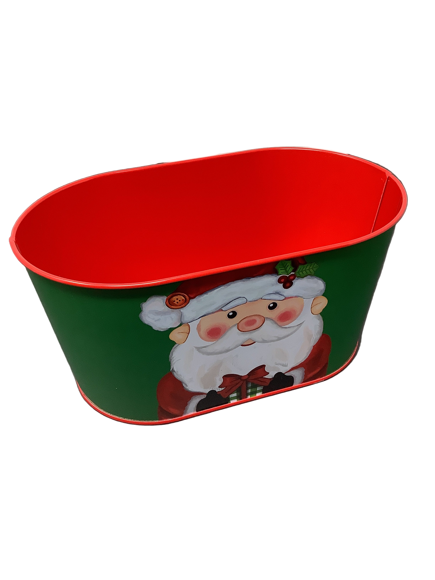 CHRISTMAS BUCKET OVAL 3 ASSORTED J U