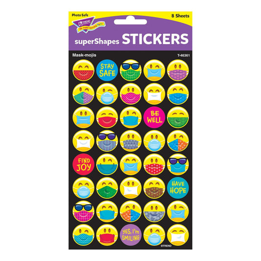 MASK-MOJIS SUPERSHAPES STICKER LARGE