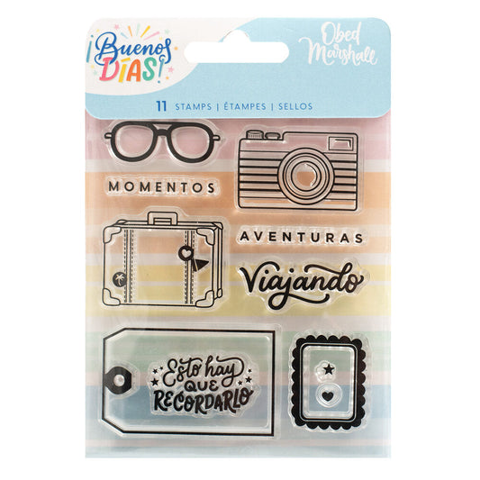 BUENOS DIAS ACRYLIC STAMP 11PCS