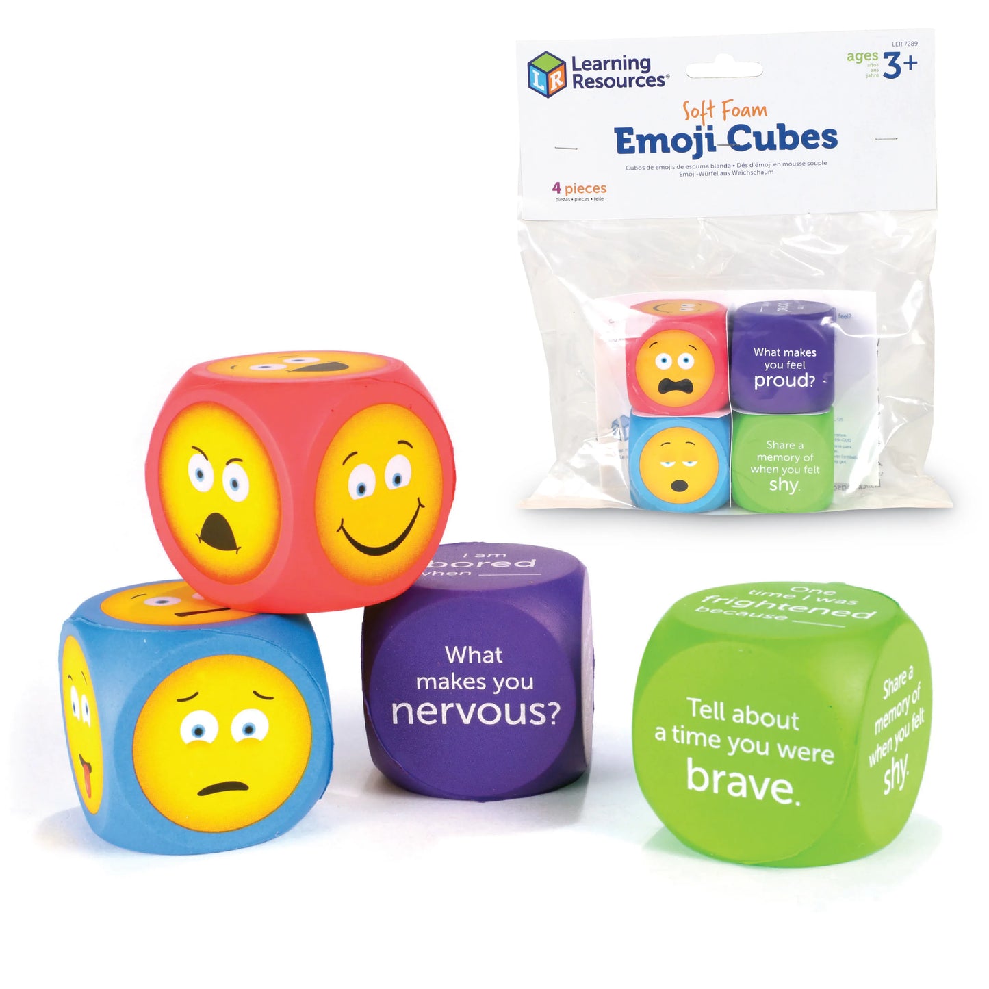 Soft Foam Emoji Cubes