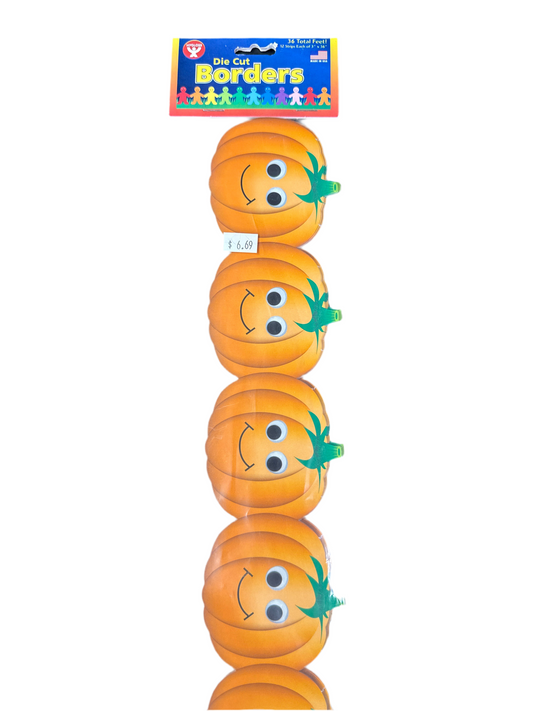 BORDER HAPPY PUMPKINS