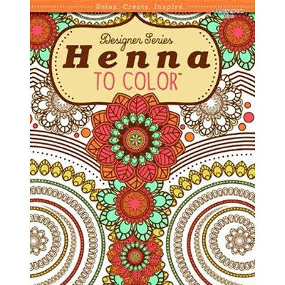 HENNA & MANDALA COLORING BOOK