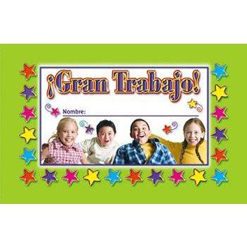 GRAN TRABAJO! SPANISH PUNCH CARDS