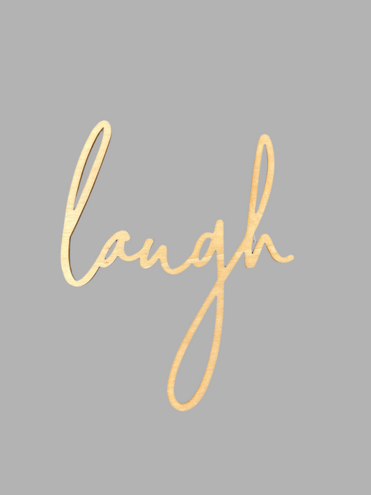WOOD WORD LAUGH