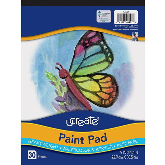 PAINT PAD 9" X 12" 30 SHEETS