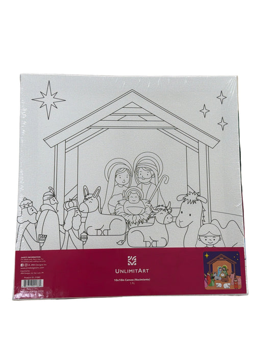 10x10in Canvas (Nacimiento)
