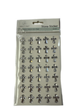 CROSS STONE STICKER 35PC