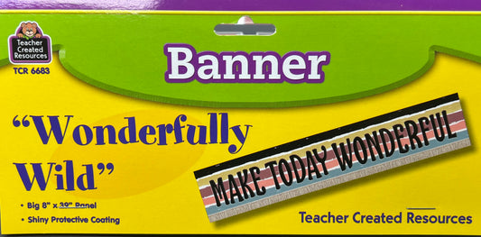 MAKE TODAY WONDERFUL BANNER
