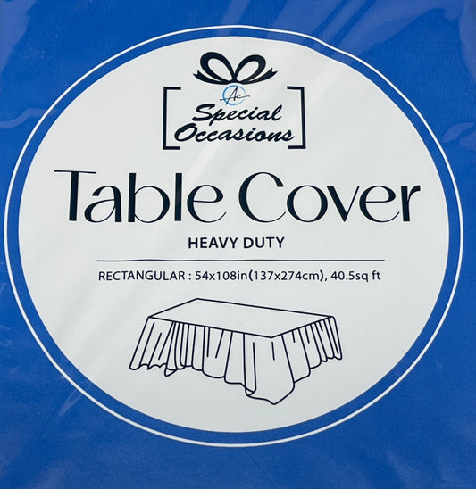 RECTANGLE ROYAL BLUE TABLE COVER