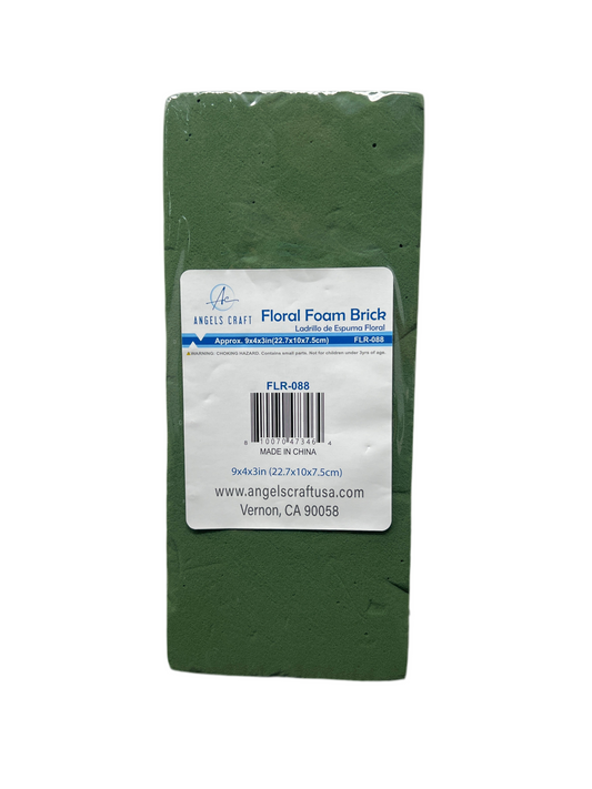 FLORAL GREEN FOAM BRICK