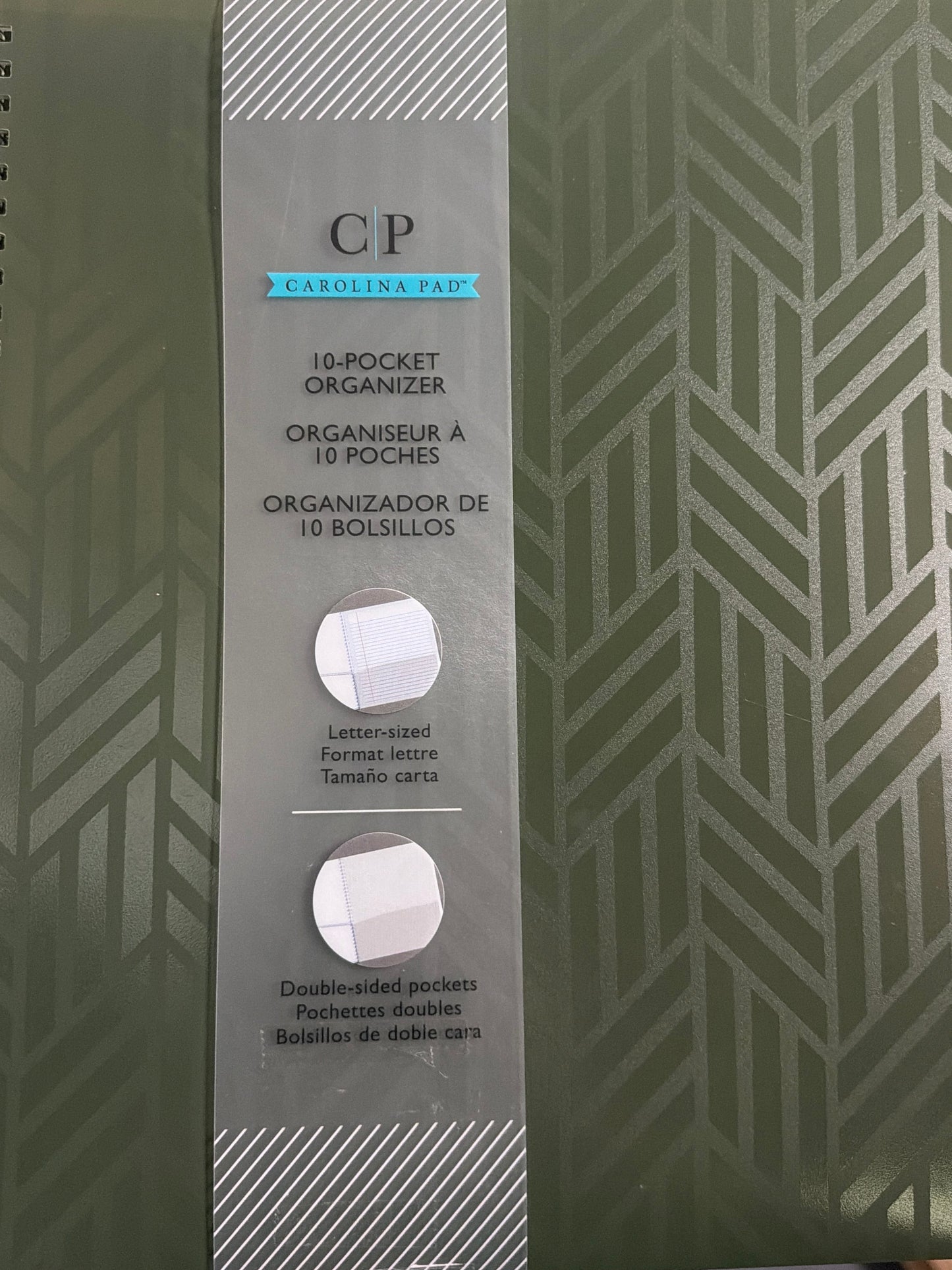 NOTE NEUTRAL POCKET ORGANIZER FOLDER SPOT GLOSS