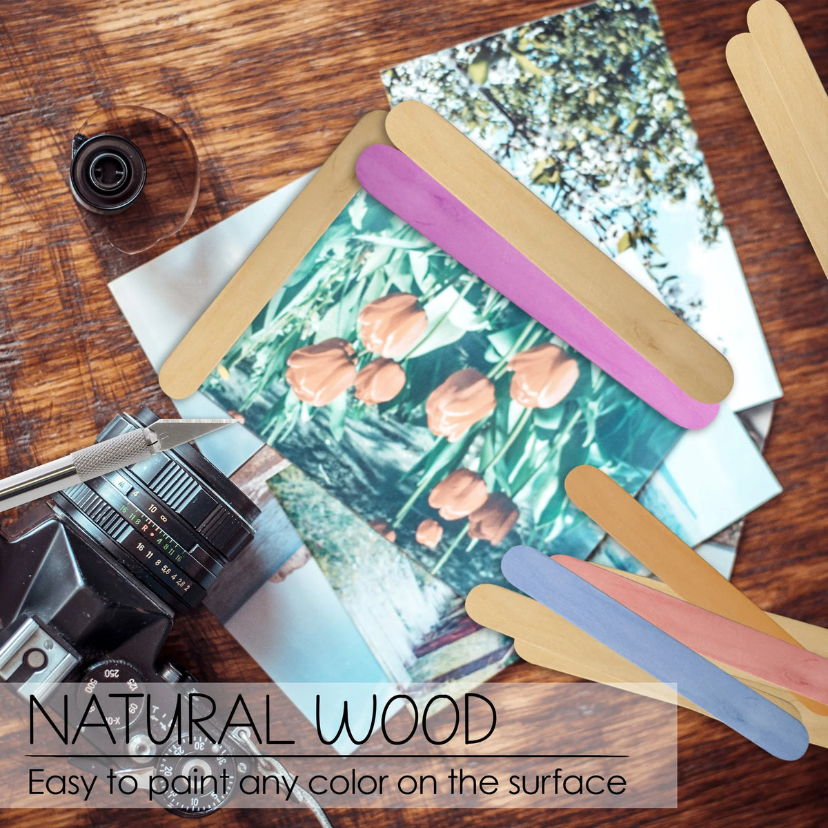 Jumbo Natural Craft Stick (500/Box) – imagen 4 - JA Riollano