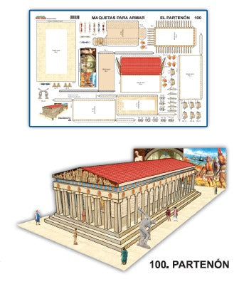 MODELO MAQUETA PARTENON