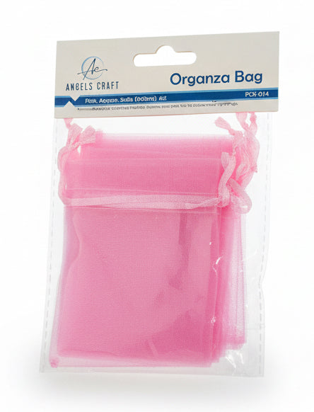 Organza Bag Light Pink, APPOX. 3X4IN