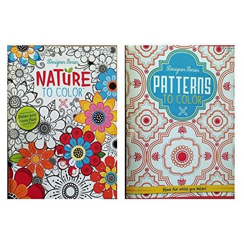 PATTERNS & FLORAL COLORING BOOK