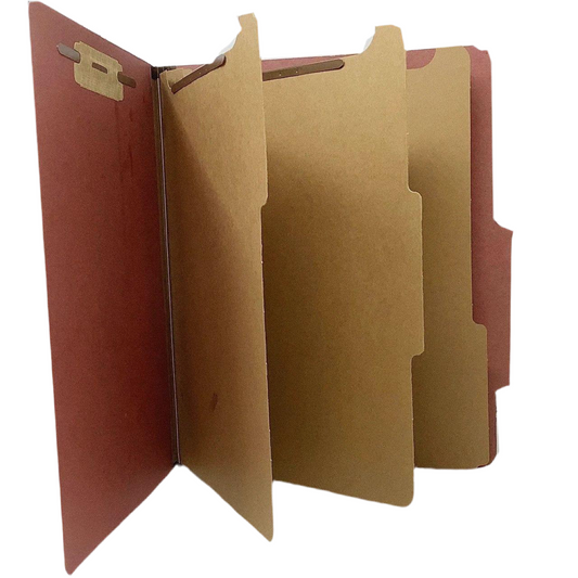 3 Partition Folder Letter Red