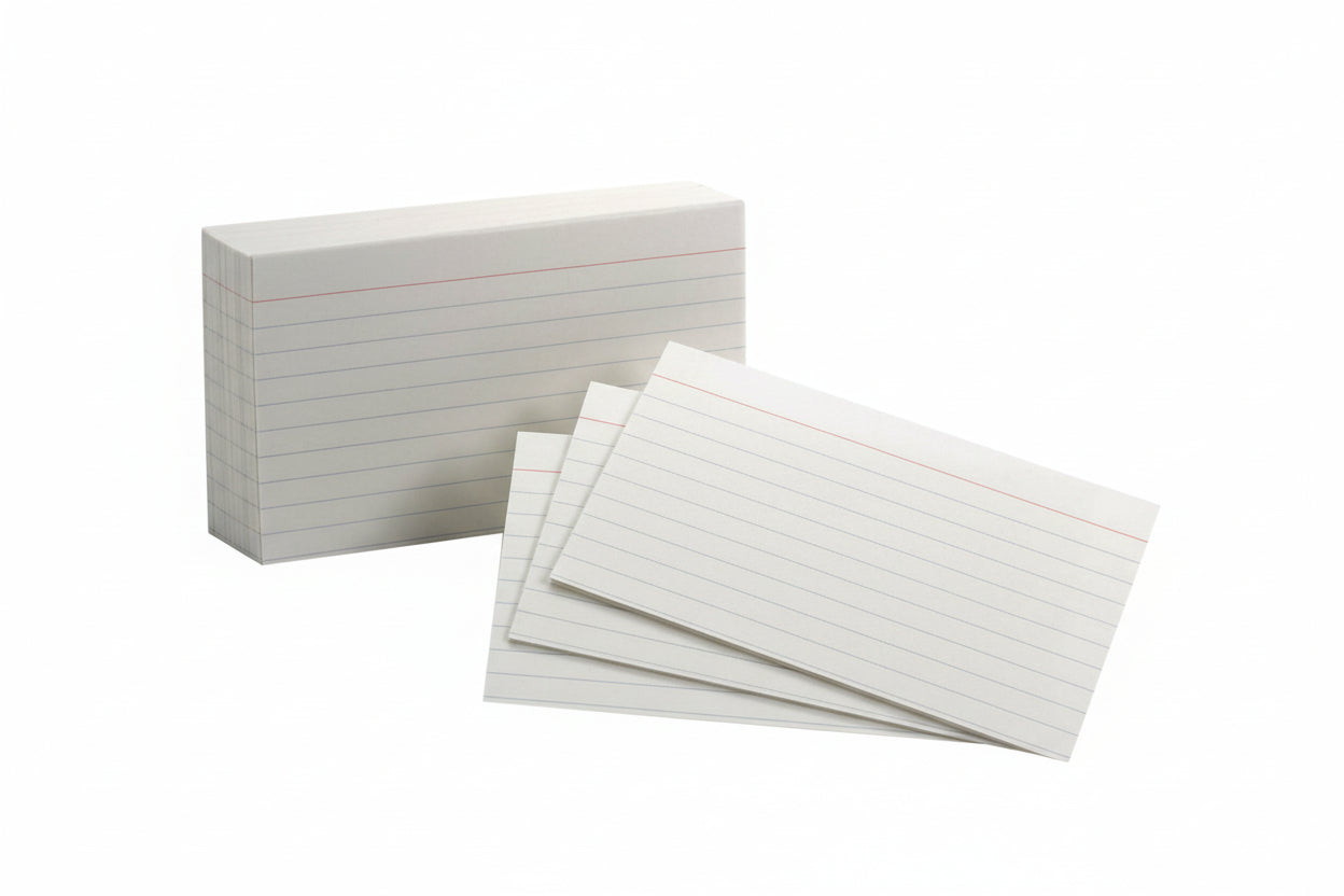 Index Card Ruled | White | 3"x5" | pq.500