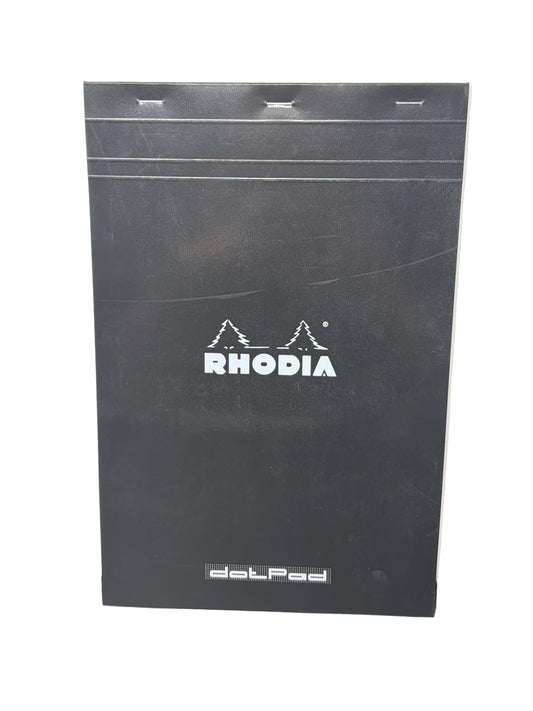 BLACK 8X12 DOT PAD RHODIA