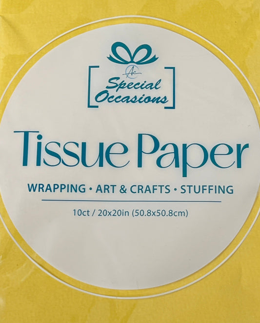 YELLOW TISSUE PAPER