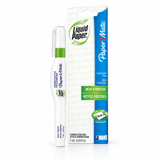 Double Ball Tip Correction Pen White