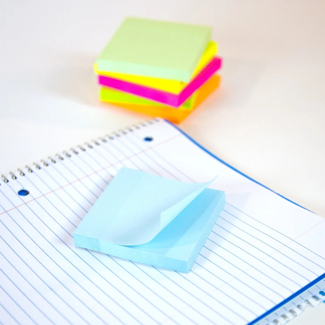 Stick on Notes 3" X 3" Assorted 12/pk